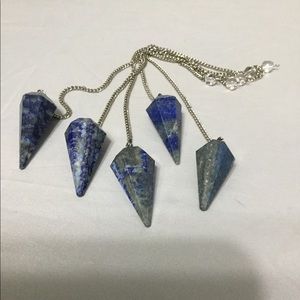 Lapis Lazuli Gemstone Pendulum